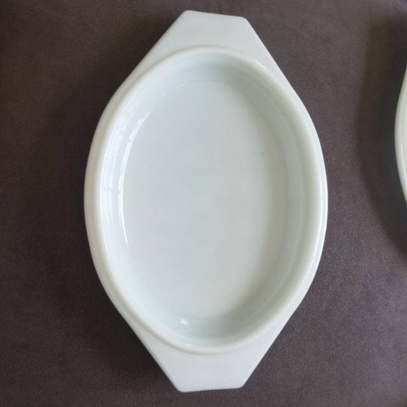 Pyrex Vintage Casserole Oval Dish Lid Spring Blossom Green Pattern "Crazy Daisy" - Picture 5 of 5